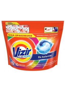 Капсулы для стирки Vizir Color All in 1 PODS, 60 шт